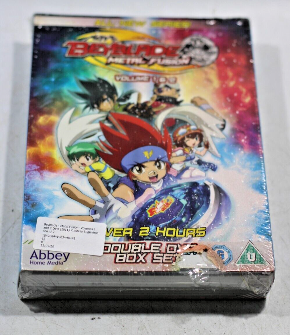 Beyblade Metal Fusion - Vol. 1 and 2 ( DVD 2-Disc Set ) Region 2 UK