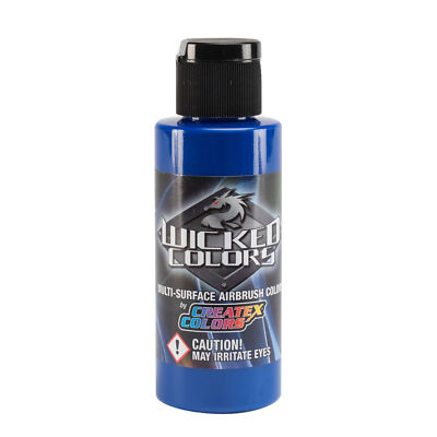 (245,83 /1l) Createx Wicked - W007 Blue - 60ml Airbrush Farbe 116007