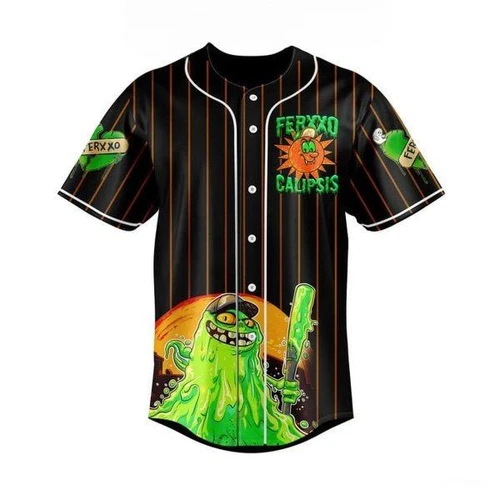 Feid Ferxxo Calipsis Slimer Monster Personalized Baseball Jersey
