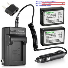 Kastar Battery AC Travel Charger for Samsung BP1030 BP1130 Samsung NX200 Camera