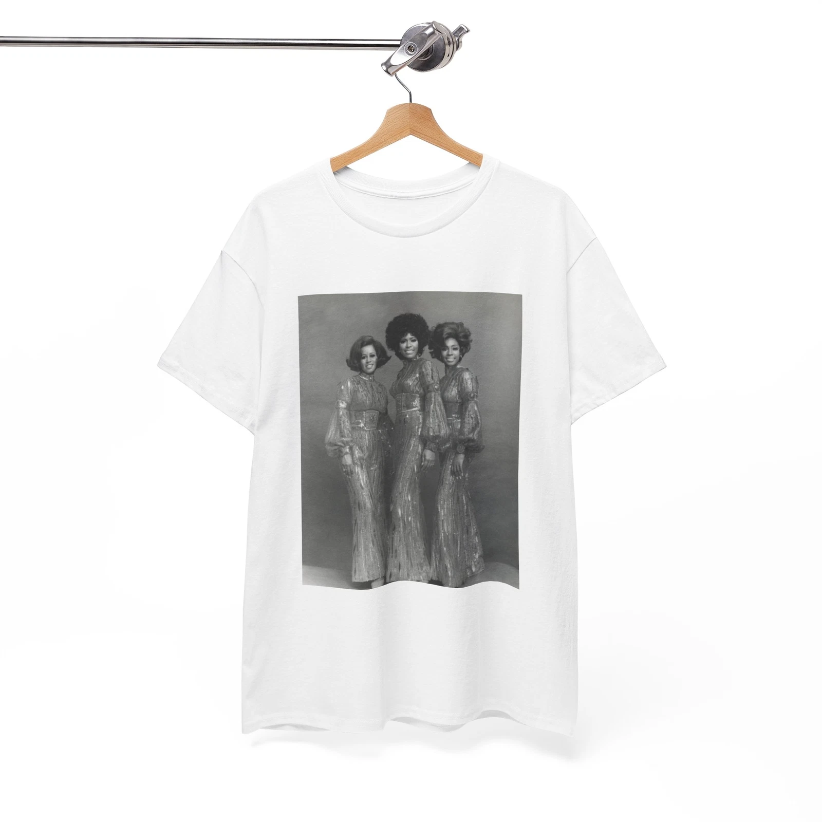 T shirt vintage Diana Ross photo rétro unisexe en coton lourd unisexe Tshirt 
