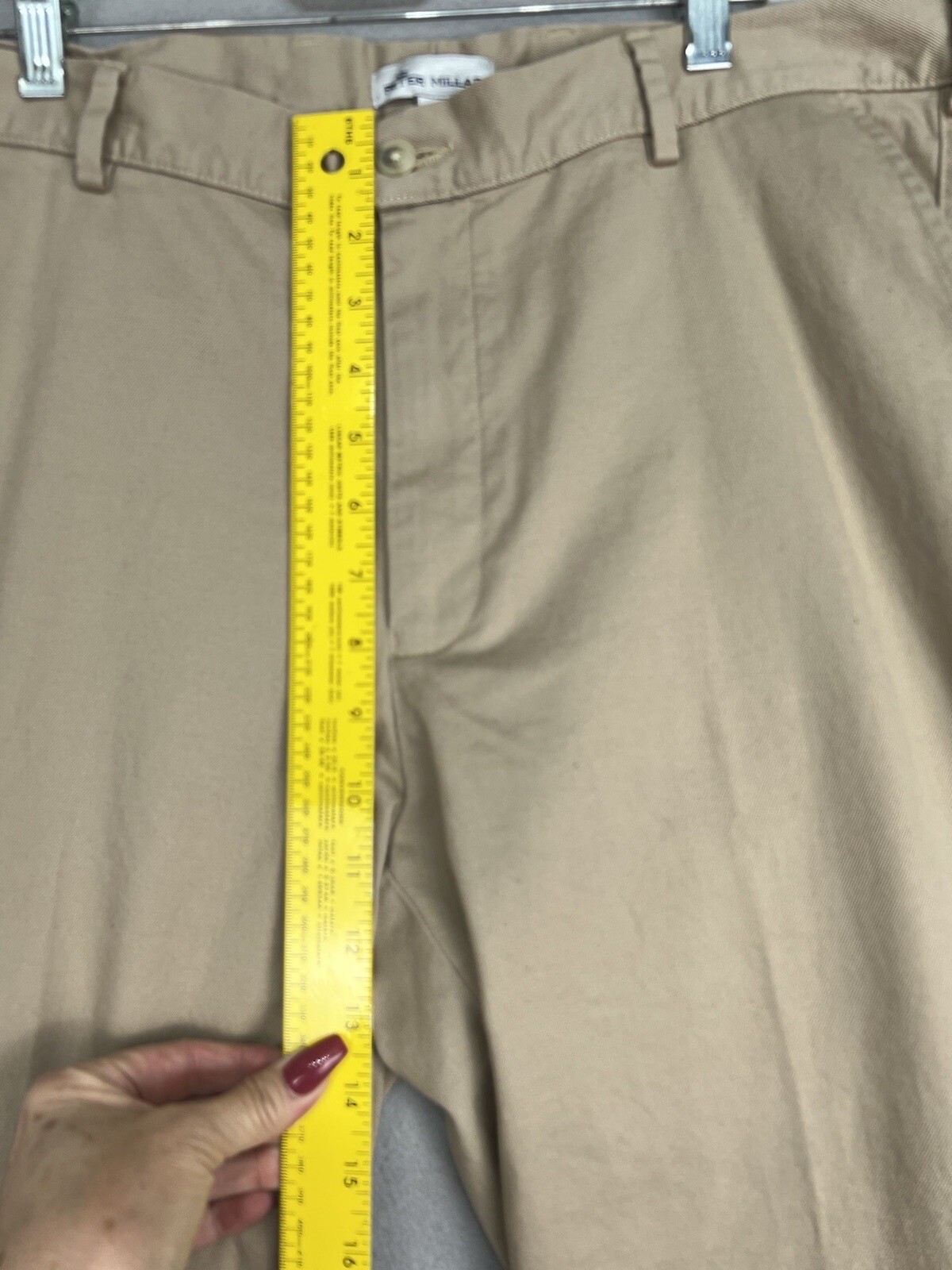 Peter Millar Crown Pilot Flat Front Pants Mens Khaki New 174 Size