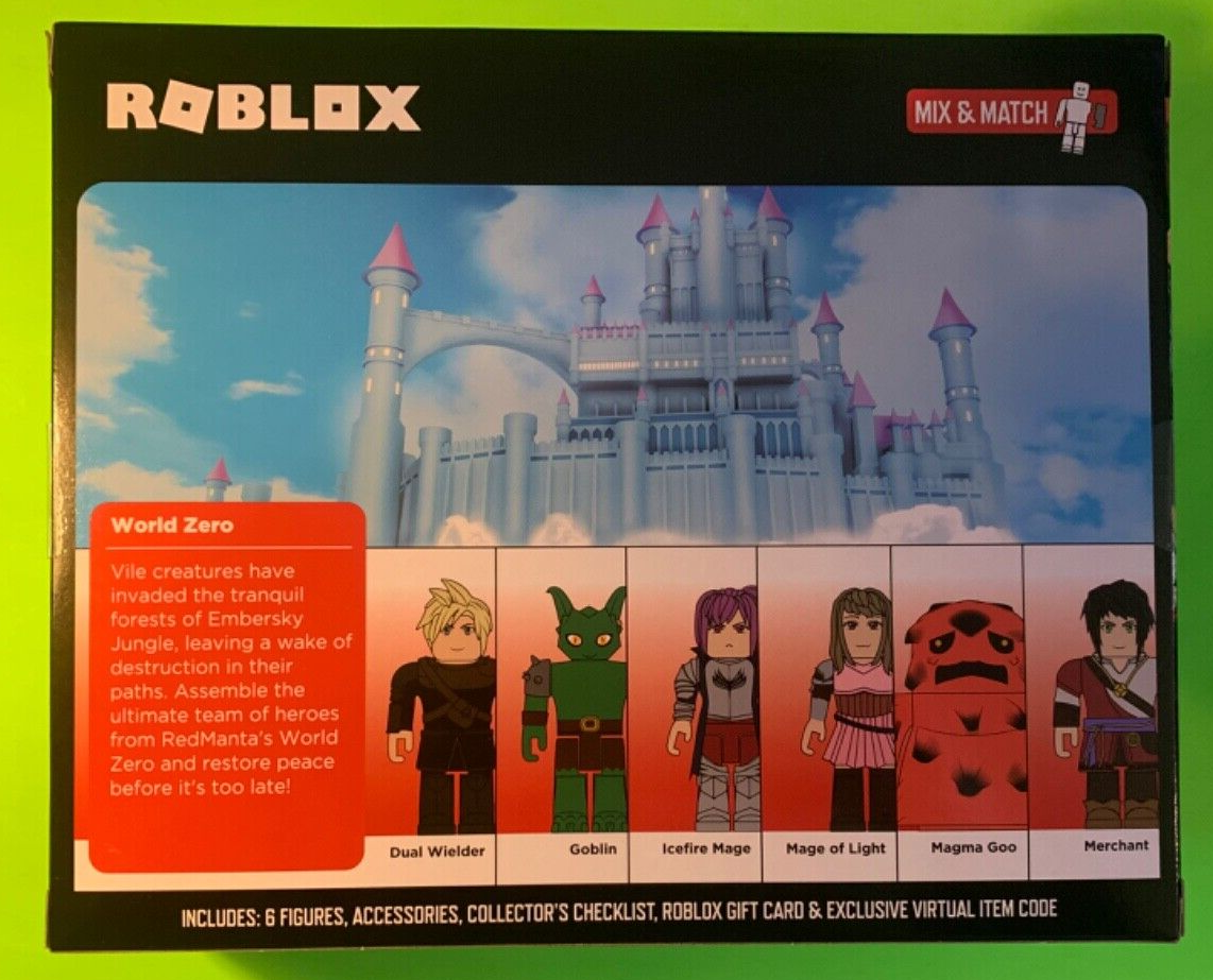 ROBLOX World Zero With 500 Robux Gift Card by Jazwares in Hand for sale  online