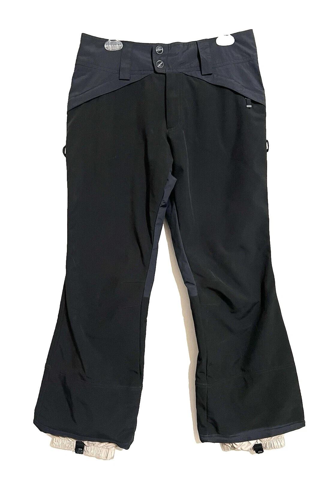 Sessions Nylon Negro Deportes de Invierno Nieve Pantalones Y Baberos