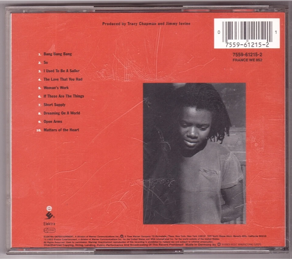 Tracy Chapman - Matters Of The Heart (CD 1992) - Bild 2 von 3