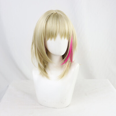 Kawai Rika WONDER EGG PRIORITY Cosplay Full Wig Hair Anime +Wig Cap