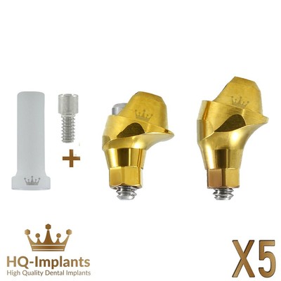 Q5 Angular 17° Multi Unit 1.6 Plastic Sleeve Set Conical Connection NP 2.25mm