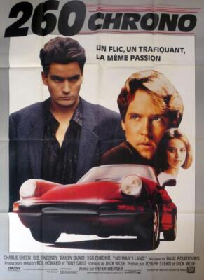 NO MAN'S LAND - PORSCHE / AUTO - GLANZ - ORIGINAL GROSSES FILMPLAKAT