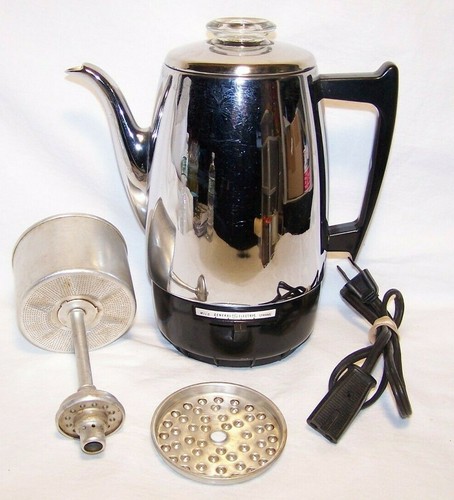 8 CUP PERCOLATOR COFFEE POT 16P12 
