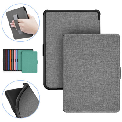 For 6'' Kobo Clara HD 2018 Smart Case Magnetic eReader Protect Cover + Hand Strap