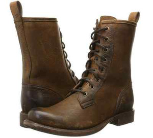 New in Box Womens Frye Jenna Combat Lace Boot Cognac MSRP $ 328 | eBay