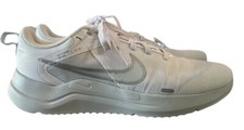 Nike Downshifter 12 White  Metallic Silver Womens Running Shoes 8.5 DD9294-100