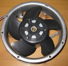 172mm Dia. Round DC Fan  x 51mm - 250 CFM - 24 V - 3350 RPM - PM240-24D  22 Watt