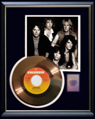 AEROSMITH WALK THIS WAY 45 RPM GOLD RECORD RARE NON RIAA AWARD | eBay