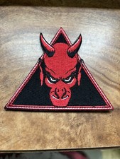 USAF Patch 96th Bomb Squadron Devil US Air Force Rare Vtg Hook Loop 90s