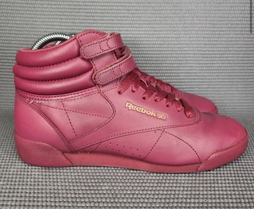 Fashionable and Fun: Reebok Pink High Top Sneakers