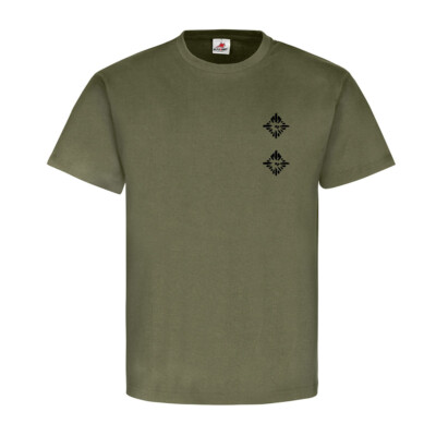 Oberleutnant Dienstgrad Bundeswehr BW Abzeichen Schulterklappe T Shirt #15919