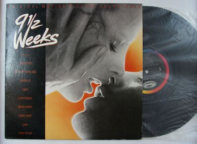 9½ Weeks (Soundtrack) US LP 1986 Joe Cocker Devo Bryan Ferry Eurythmics Dalbello