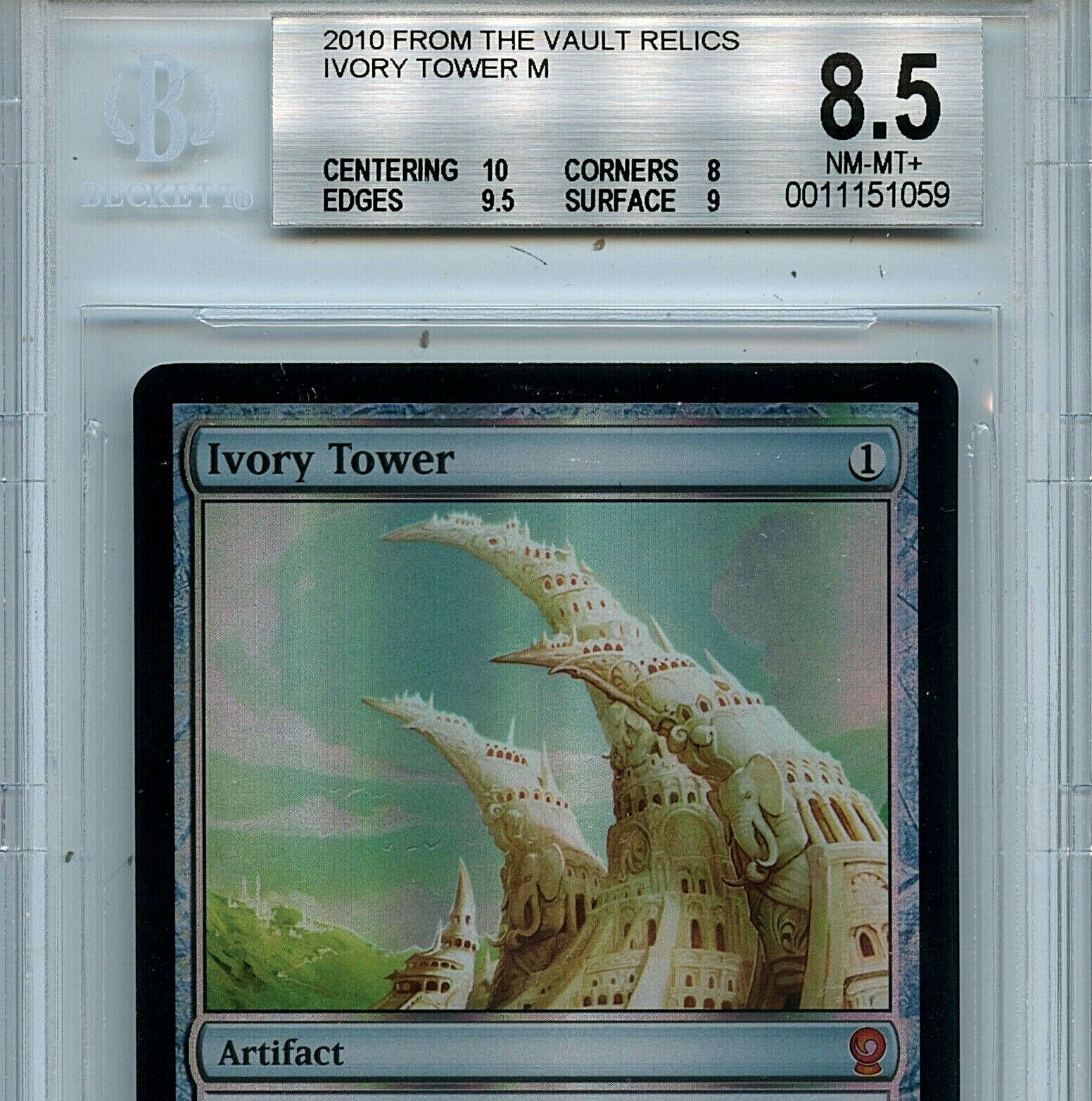 MTG Ivory Tower BGS 8.5 FTV Relics Mystic Foil Magic Card Amricons 1059