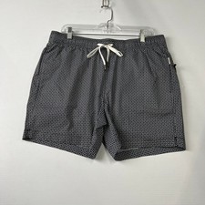 ONIA Charles 5" Swim Trunk Men's Size L Diamond Geo Deep Navy MSB01-84