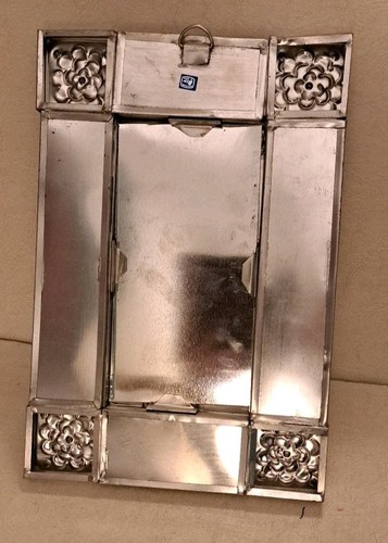 Mexikanische Volkskunst gestanzter Zinnspiegel bunte Talavera Fliesen Wanddekor 8,5 x 12,75 - Bild 9 von 13