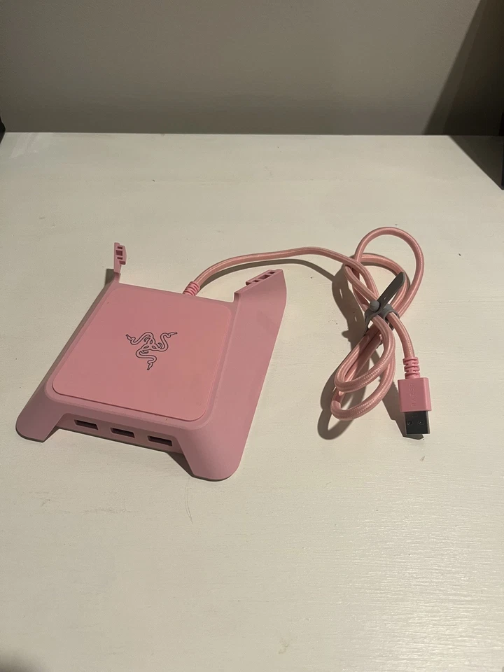 雷蛇 RC21-0119 V1 第 1 代 USB 3.0 基站 Chroma 仅粉色底座 — 第 3/3 张图片