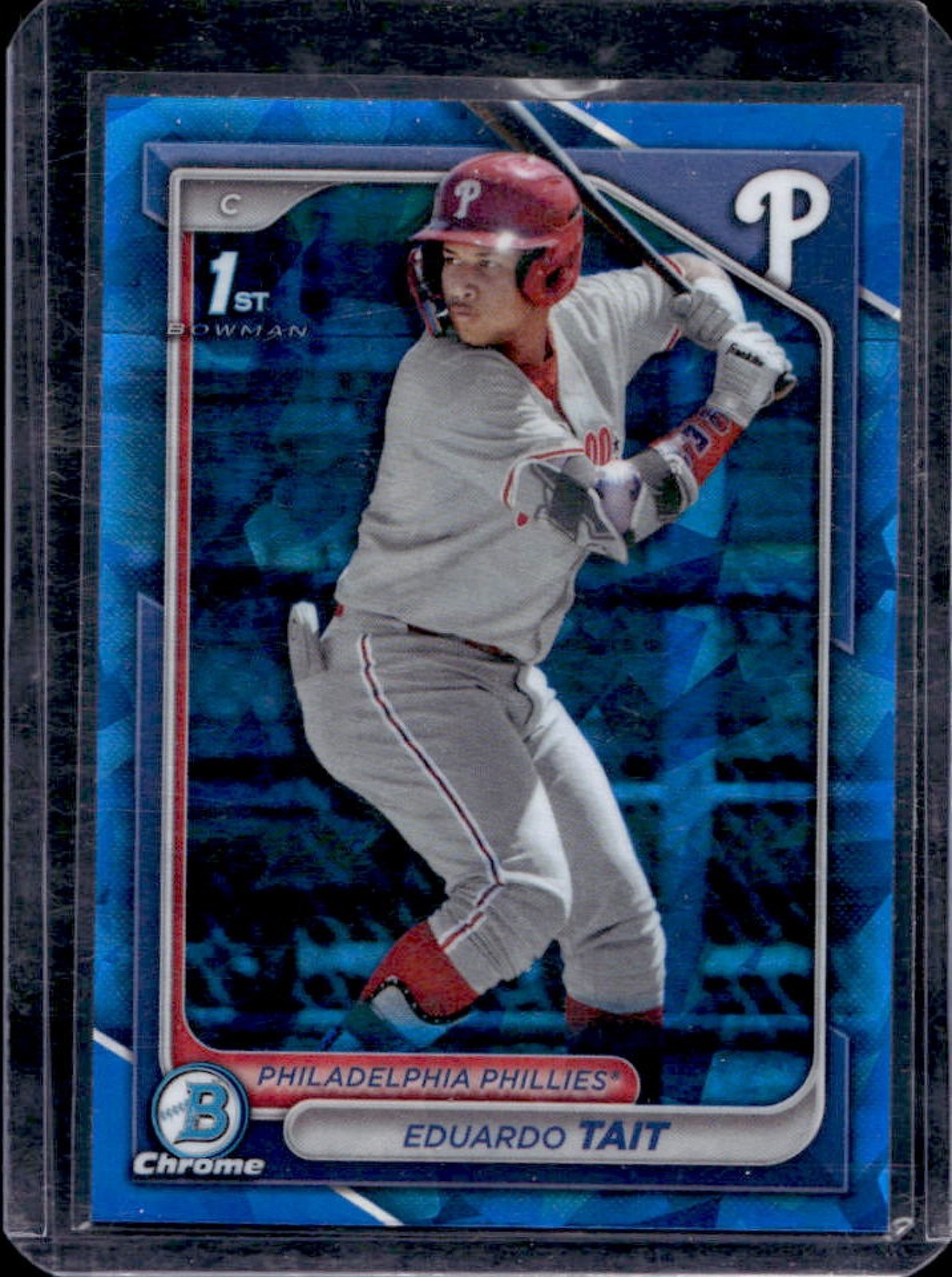 2024 Bowman Chrome Sapphire Eduardo Tait 1st #BCP-164 Phillies