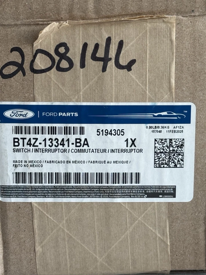 Interruptor de señal de giro OEM NUEVO Ford 2011-2013 Explorer MKX Edge BT4Z-13341-BA - ¡NUEVO! Foto 3 de 4