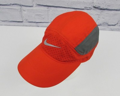 NIKE  DRI-FIT TAILWIND MEN'S HAT AEROBILL RED/GRAY/ SILVER REFLECTIVE