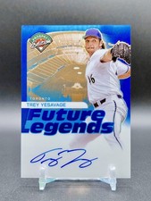 Trey Yesavage 2024 Panini Prospect Edition Blue Future Legends Signatures /49 