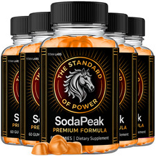 Soda Peak Men's Performance Gummys Male Health Support SodaPeak 300 Gummies