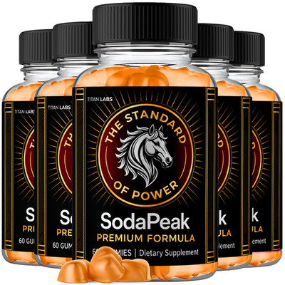 Soda Peak Men's Performance Gummys Male Health Support SodaPeak 300 Gummies