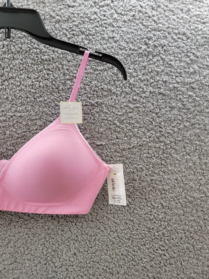 Sujetador On Gossamer Next Ro Nothing Micro Inalámbrico Para Mujer 36B Rosa Baya Foto 4 de 4
