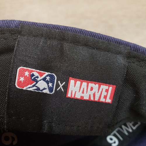 Round Rock Express Super Spike Hat Cap Strap Back MILB Baseball Marvel New Era - Picture 11 of 11