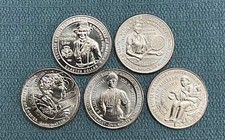 2025 S AMERICAN WOMEN QUARTER SET OF 5 COINS - BU FROM MINT ROLL