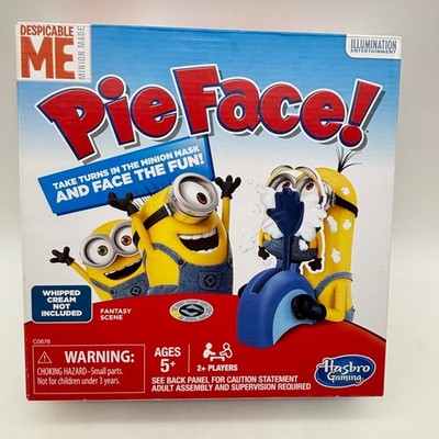 Despicable Me Pie Face COMPLETE Hasbro 2015 Minion Made Minions Movie