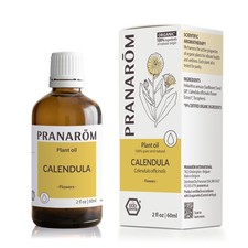 USDA Certified Organic French Calendula Virgin Plant Oil 2 fl oz Glass Bott...