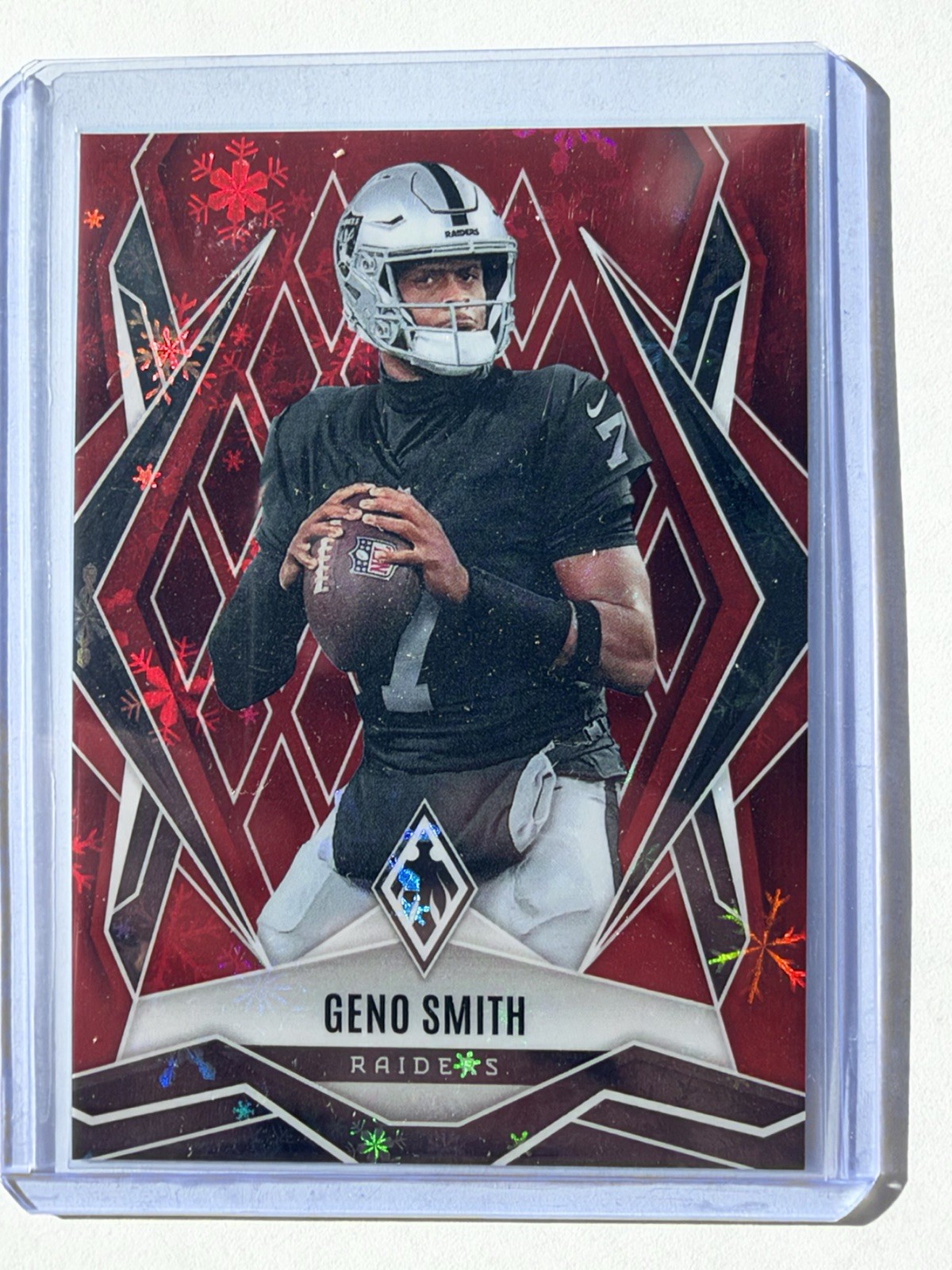 2025 Panini Phoenix - Geno Smith #78 Red Winter Parallel /399