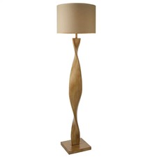Floor Light Wood Abia Oak Effect Natural Endon 95454