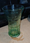 Coca Cola Vintage Libbey Green Glass 16oz Flared Top Beverage Soda Pop Glass — photo 2
