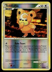 Pokemon Card Teddiursa | eBay