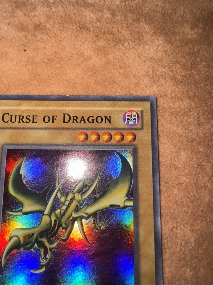 🔥 YUGIOH Curse of Dragon LOB-066 1ST EDITION SUPER RARE VLP/NM - Image 4 of 4