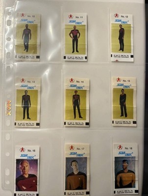 Star Trek - The Next Generation | Bubble GUM | 30 Sticker | Wrapper