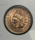 1893 Indian Head Cent Penny - Lustrous BU Fully Red GEM,Large Coin! Watch Video!