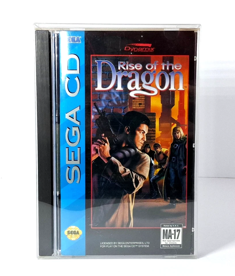 Rise of the Dragon (Sega CD, 1994) В коробке Протестировано - Изображение 2 из 4