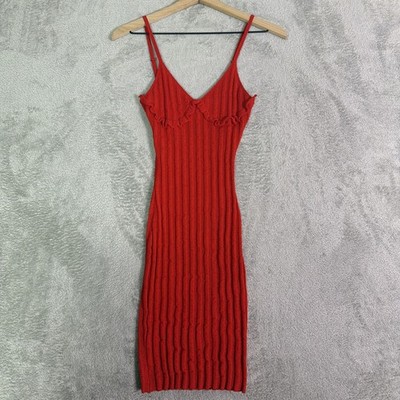 hera collection red dress NWT HERA Collection Celebrity Fashion Sequin Dress Red Size M