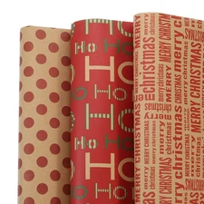 Birthday Wrapping Paper Sheet, Multi Patterns 20 x 28 Inch for Wedding 6 Pcs