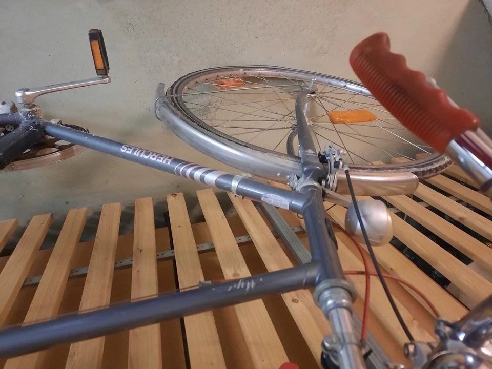 Hercules Herren Rennrad Vintage Retro Grau Rot - Bild 4 von 4