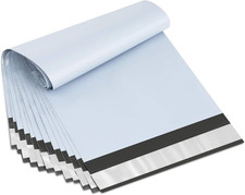 Poly Mailers 6X9 Inch White 200 Pack Mini #1 Shipping Bags Strong Mailing Envelo