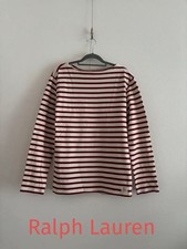 Ralph Lauren Basque Shirt Red White Used Casual Cotton Japan